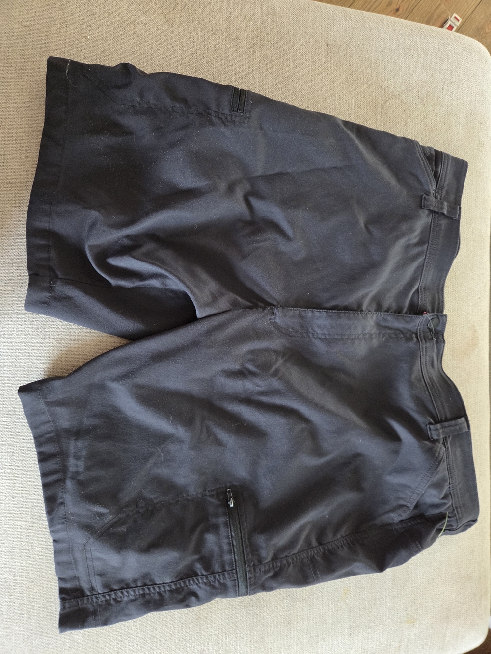 Wrangler Black Hybrid Utility Shorts